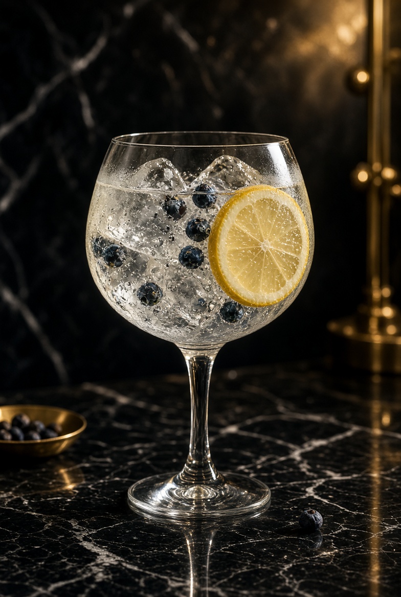 Gin & Tonic cocktail at SLIQUE