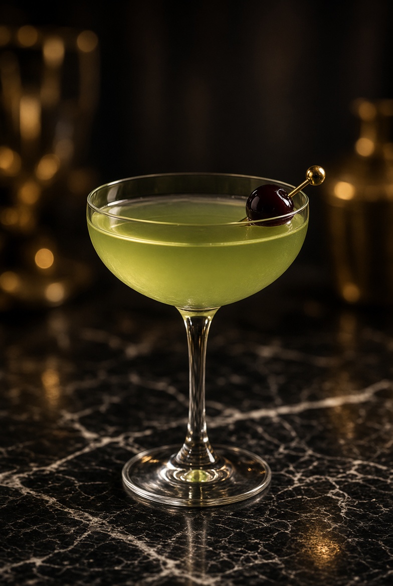 Last Word cocktail photographed at SLIQUE