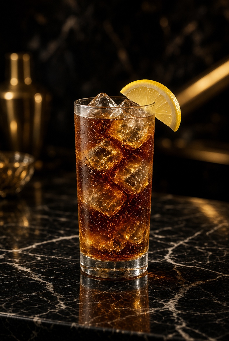Long Island Iced Tea cocktail at SLIQUE