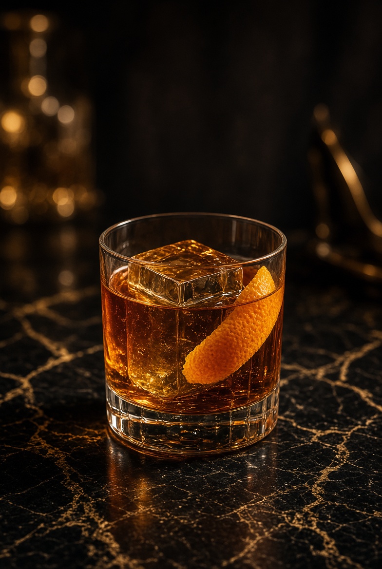 Old Fashioned cocktail at SLIQUE